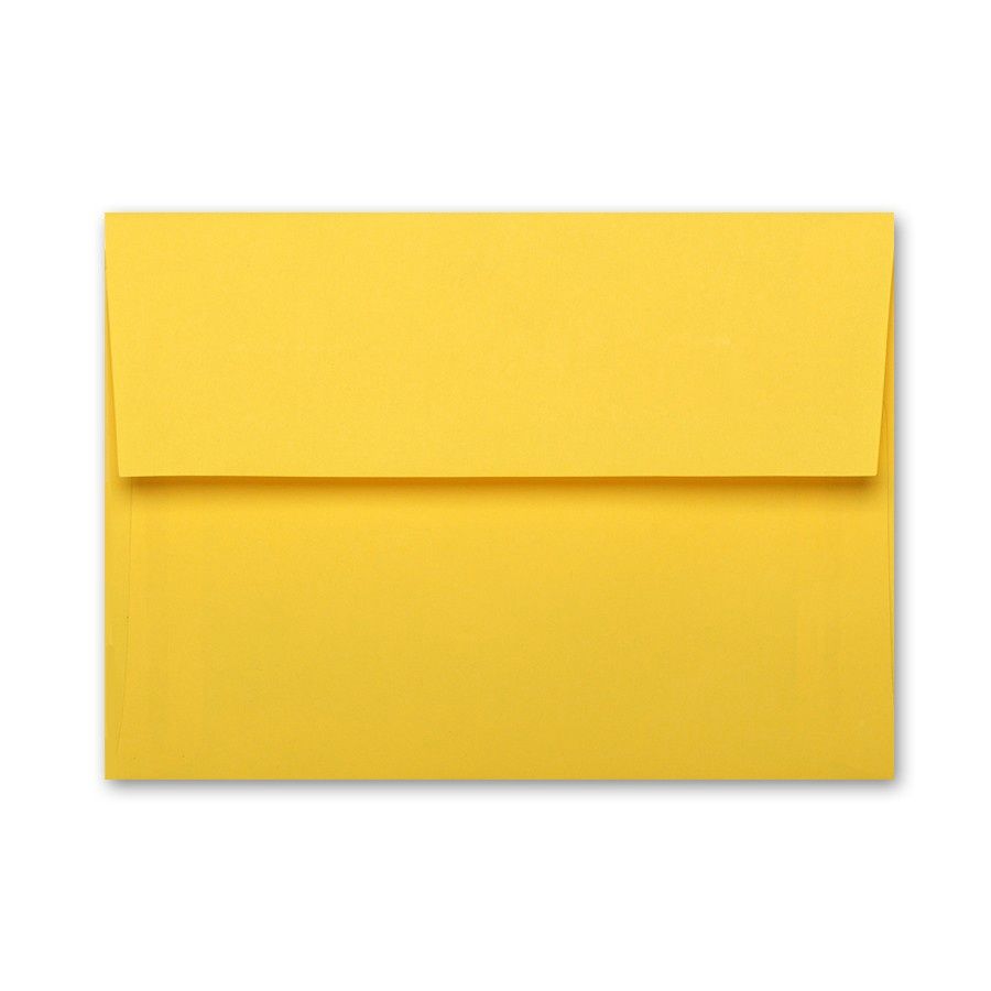 Astrobrights Solar Yellow A7 60# Text Envelopes