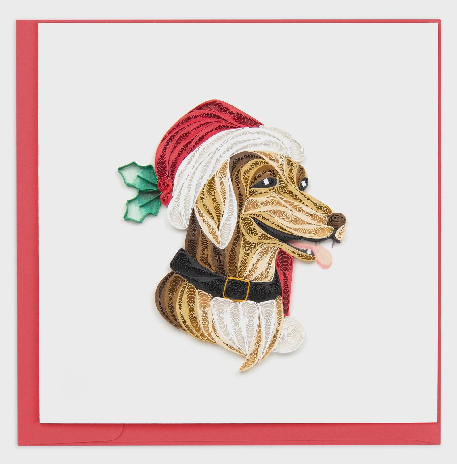 Quilling Holiday Dog