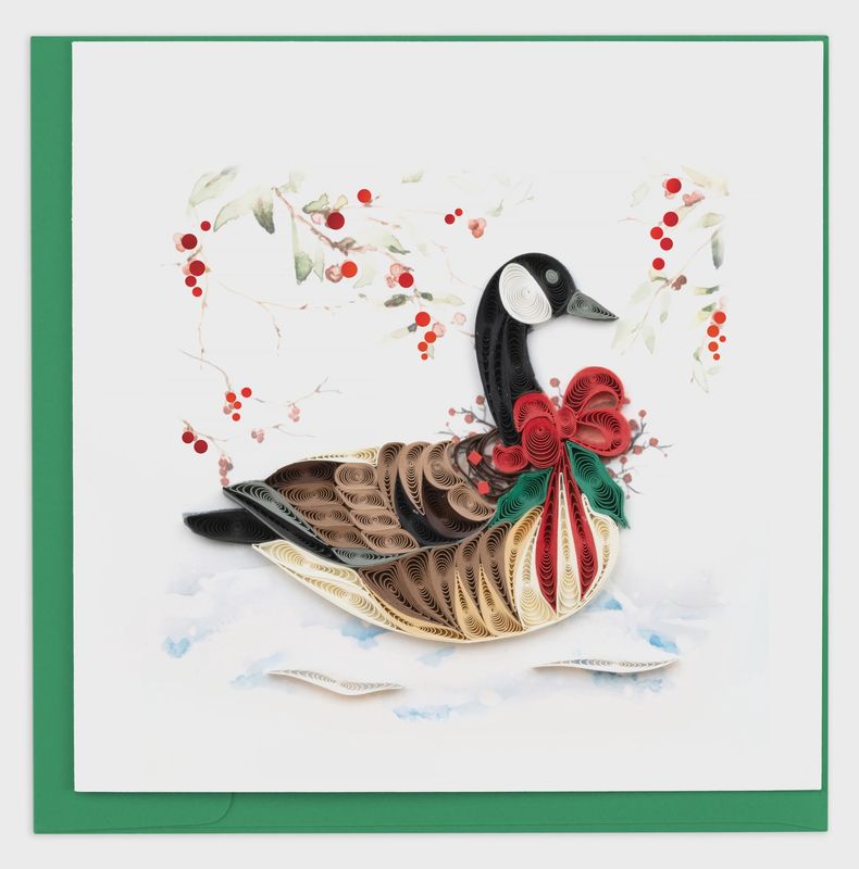 Quilling Christmas Goose