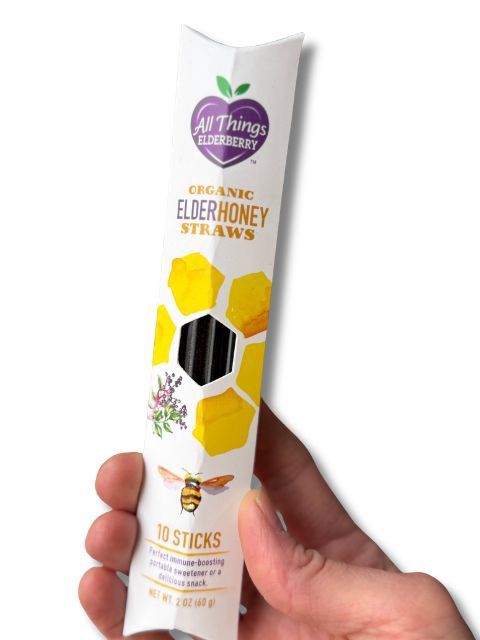 Elderhoney Straws
