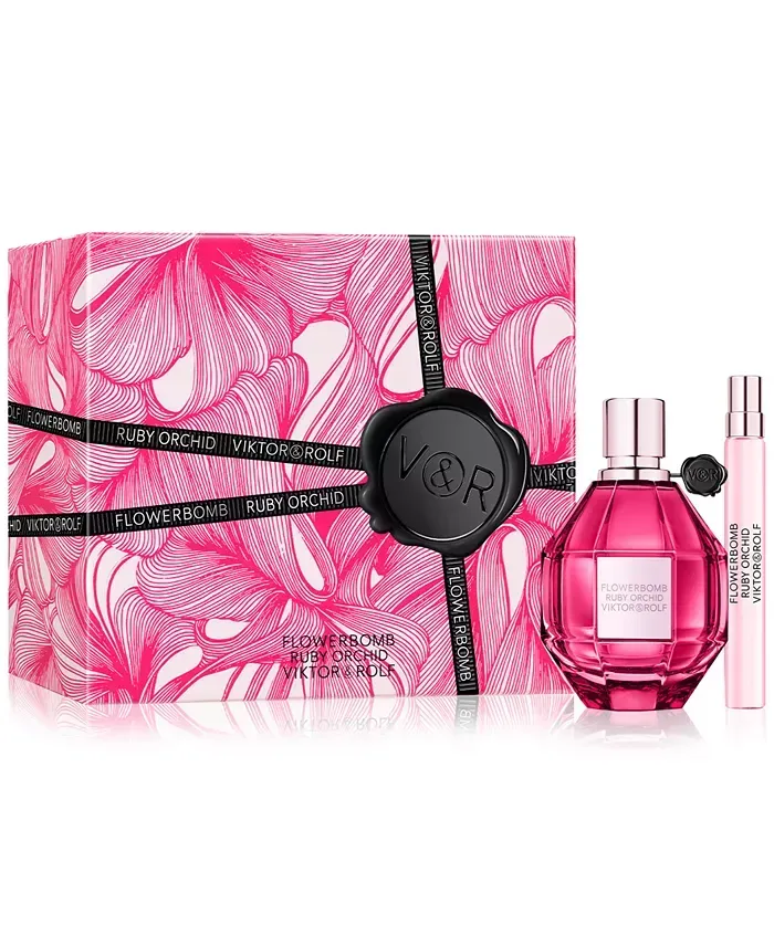 Flower bomb Ruby Orchid Eau de Parfum Spray, 3.4 oz.; Flower bomb Ruby Orchid Eau de Parfum Spray, 0.34 oz.