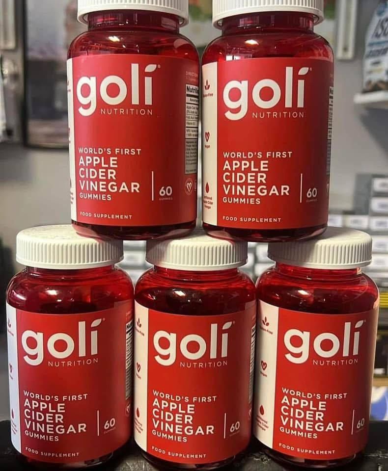 Goli Apple Cider Vinegar Gummy Vitamins - 60 Count - Vitamin B12, Gelatin-Free, Gluten-Free, Vegan & Non-GMO