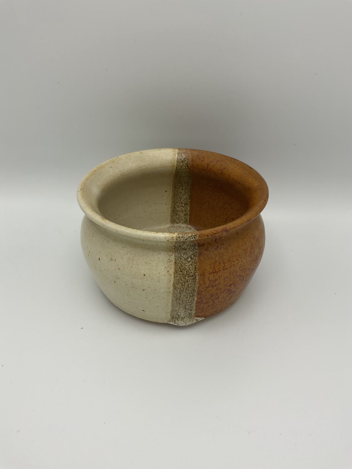 Earth-Toned Split Glaze &quot;K.M.&quot;