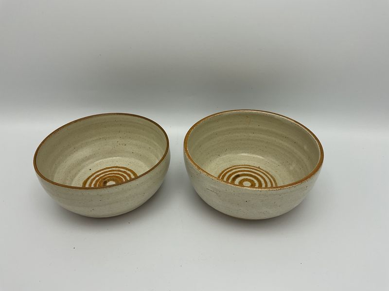 Kelly McCarty set of 2 pottery bowls