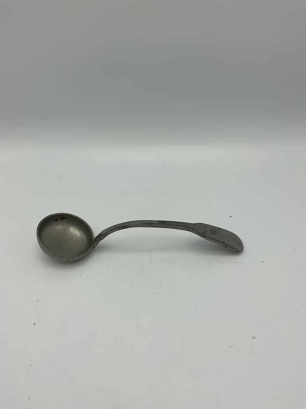 Pewter ladle 6in