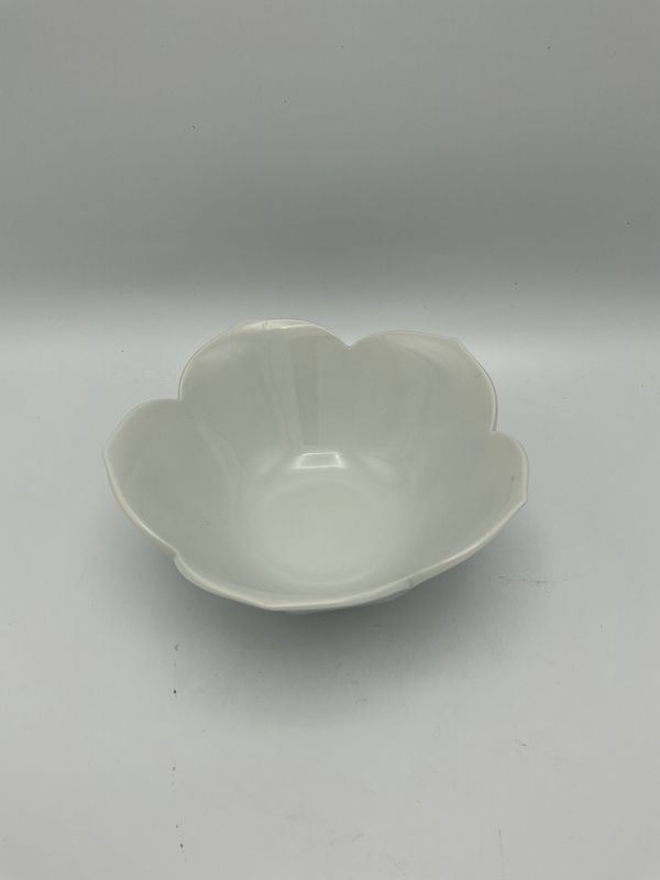 White lotus porcelain bowls
