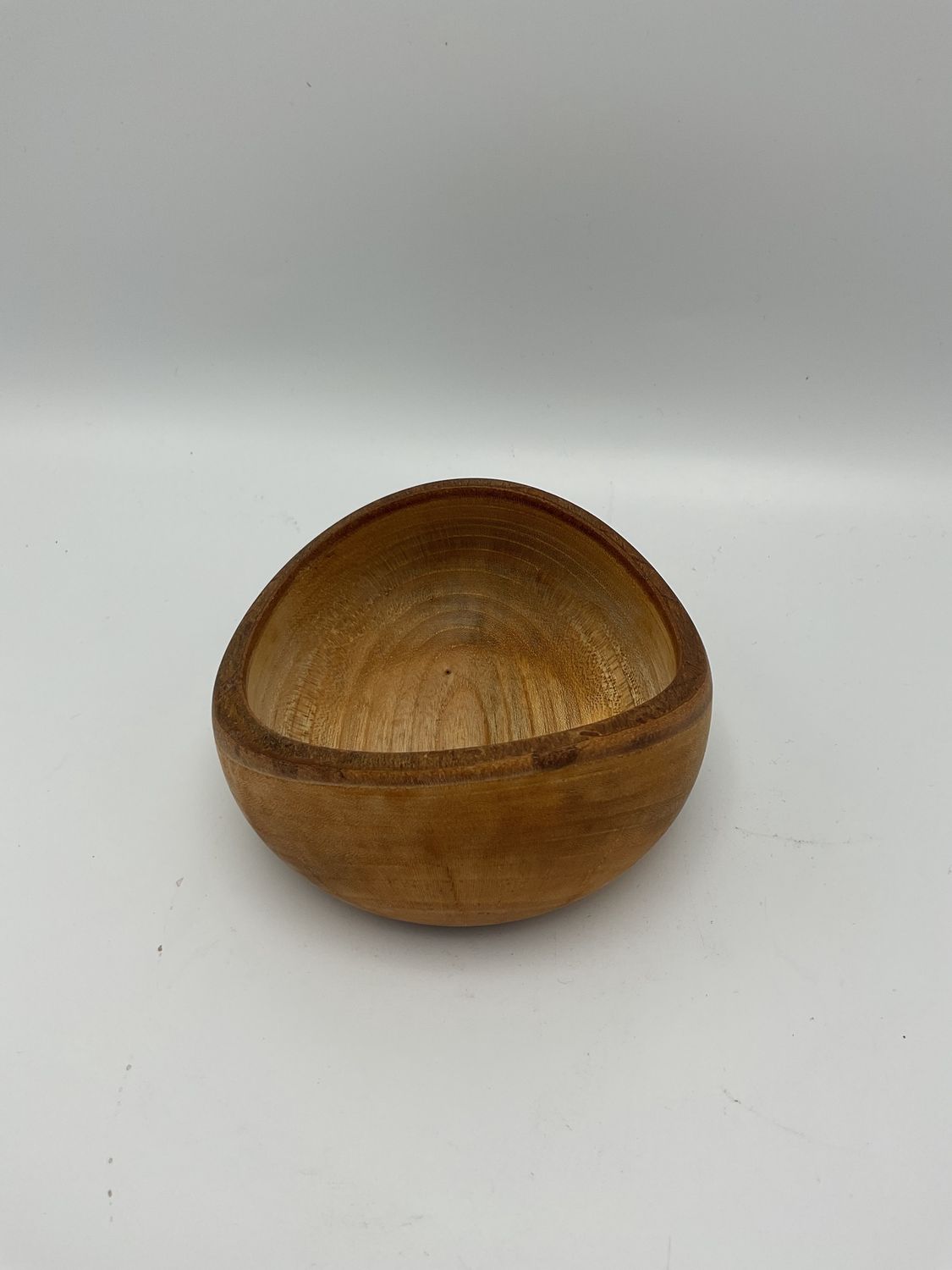 WKZ hand carved wood bowl - 4.5in