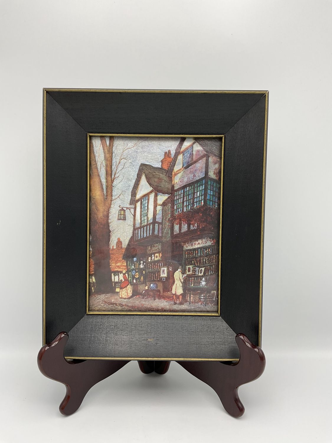 Bookstore, Franklin Picture Frame Co Chicago foil art, #1067