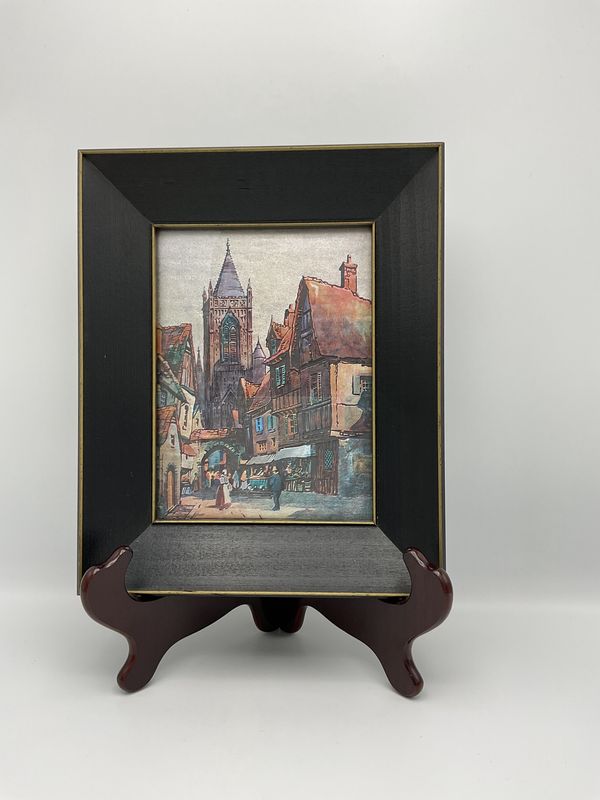 Cathedral, Franklin Picture Frame Co Chicago foil art, #1067