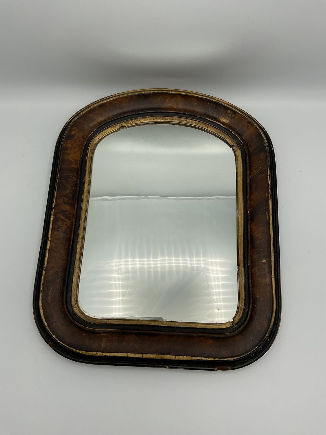 Antique 1900 Arched Wall Mirror