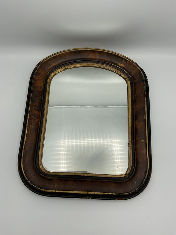 Antique 1900 Arched Wall Mirror