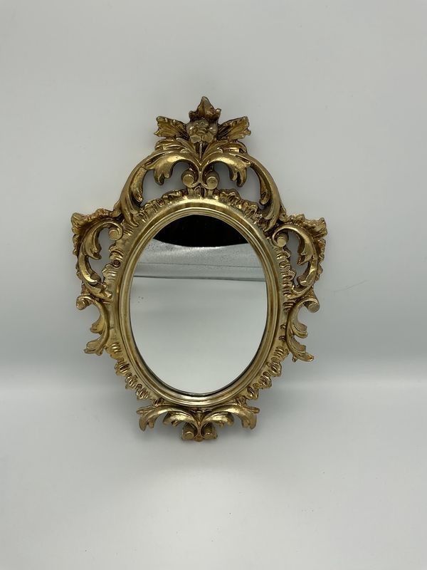 French Rococo Style Vintage Wall Mirror