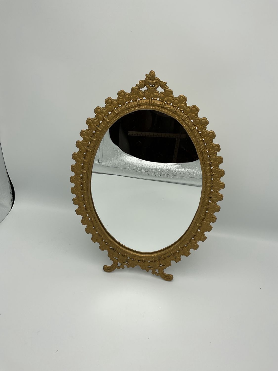 Shamrock clover mirror