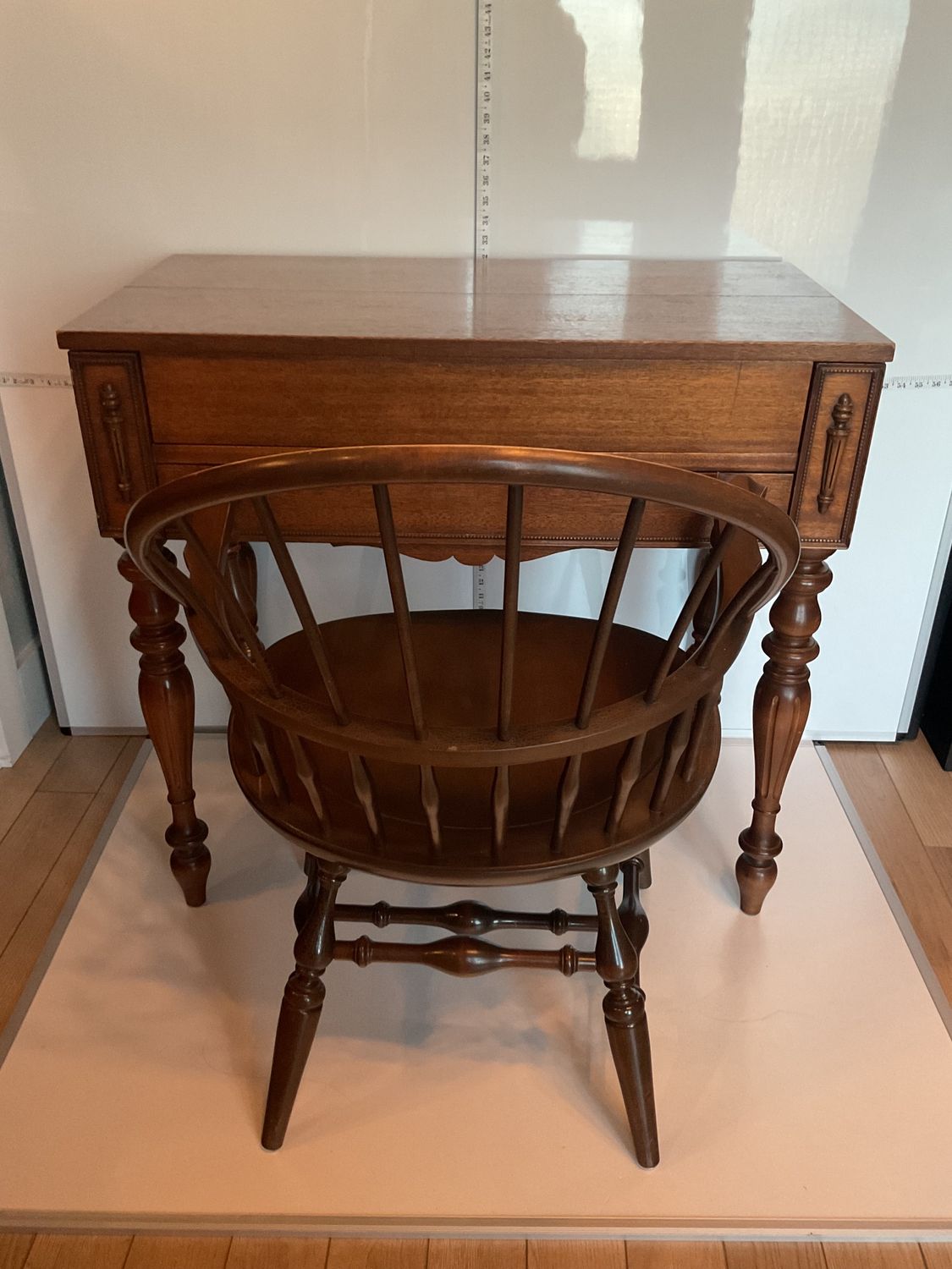 Spinet Antique Desk and Chair
