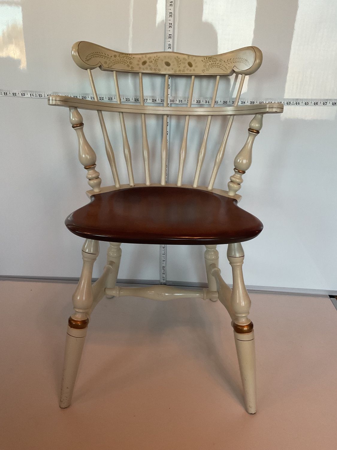 Ethan Allen Vintage Comb Back Armchair