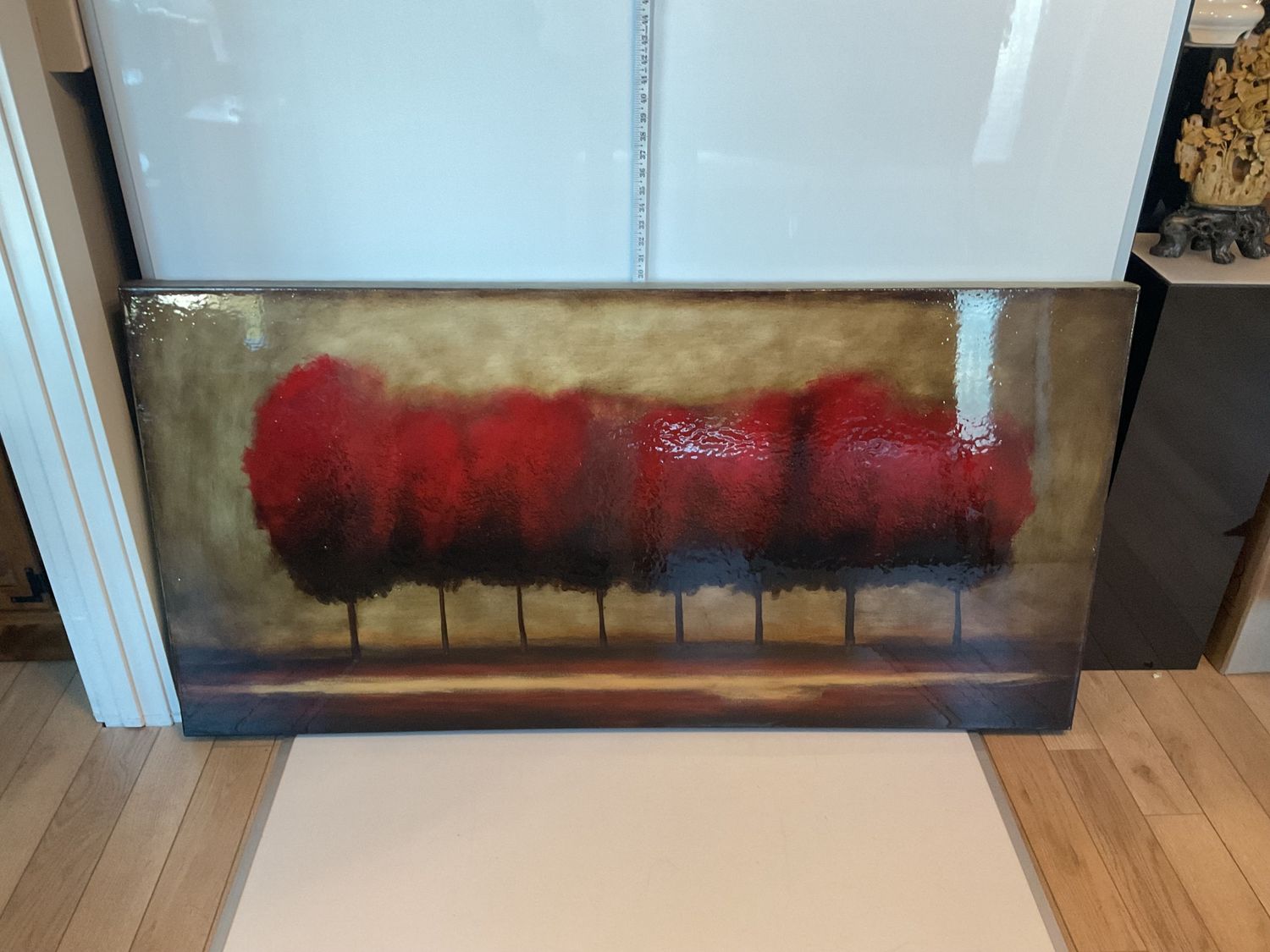Fall trees high gloss painting