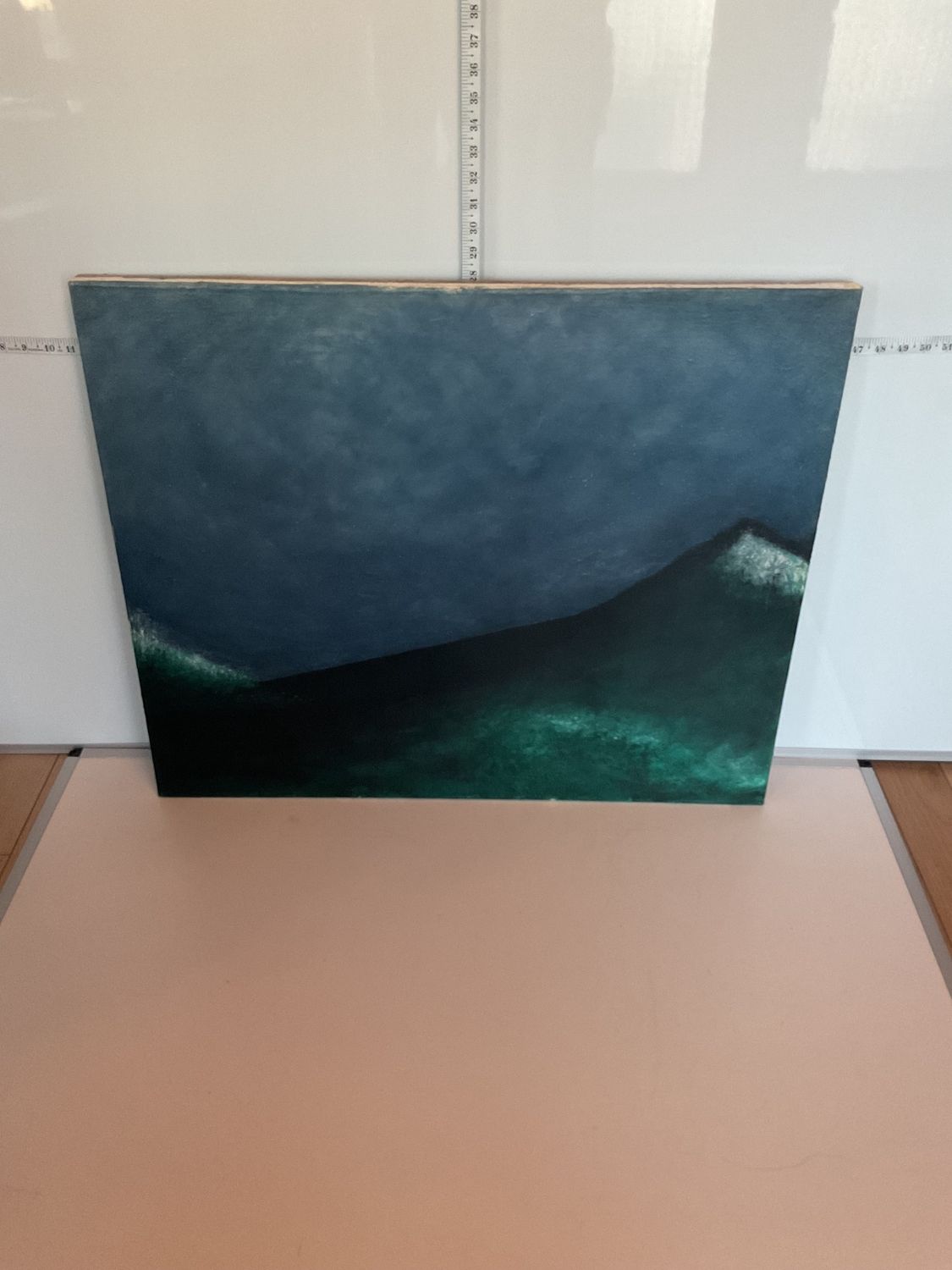 Kelly McCarty waves painting