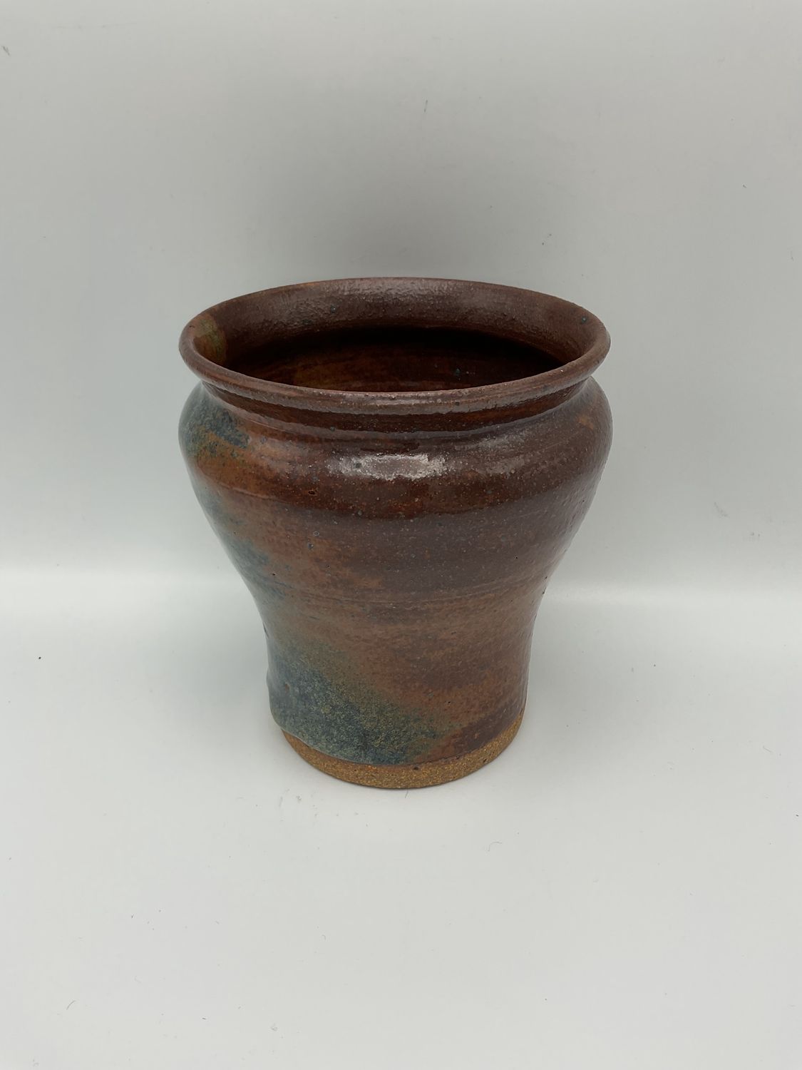 Kelly McCarty Tapered Brown &amp; Blue Vase