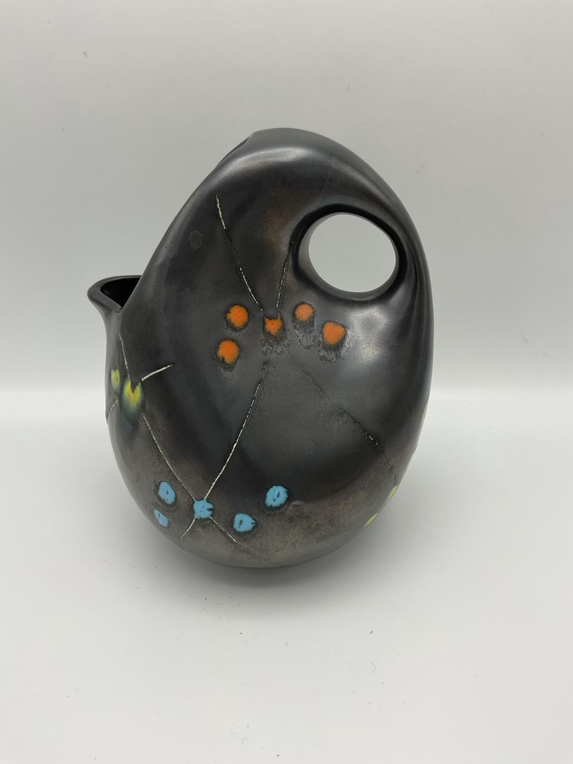 Majolica water pitcher
