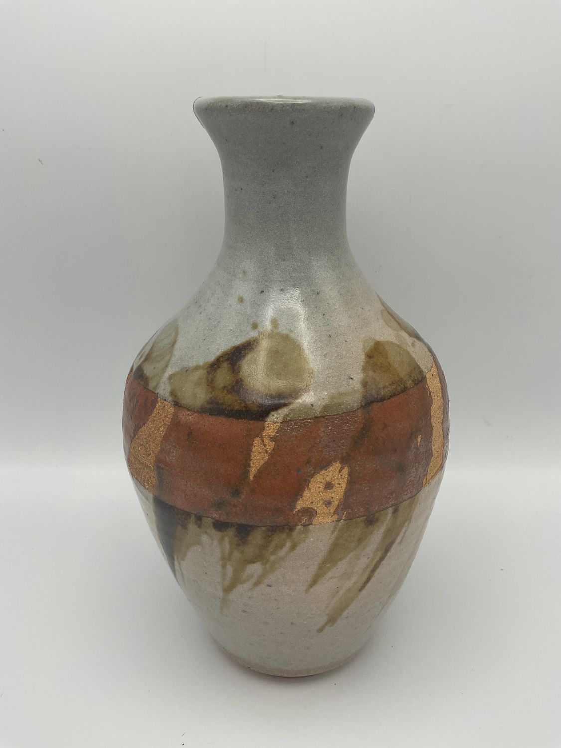 Kelly McCarty Red Stripe Vase