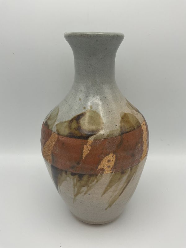 Kelly McCarty Red Stripe Vase
