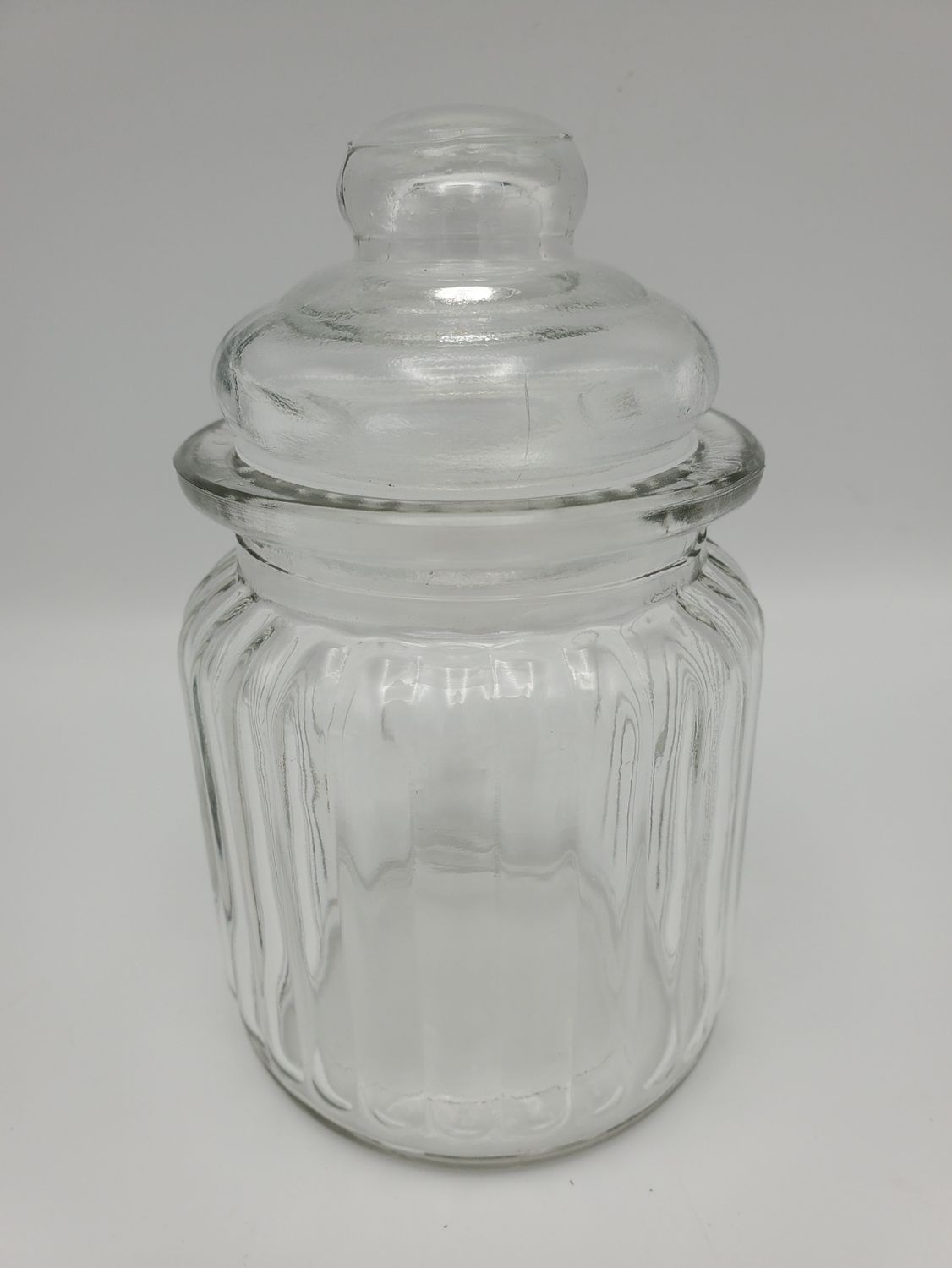 Clear Apothecary-style Jar