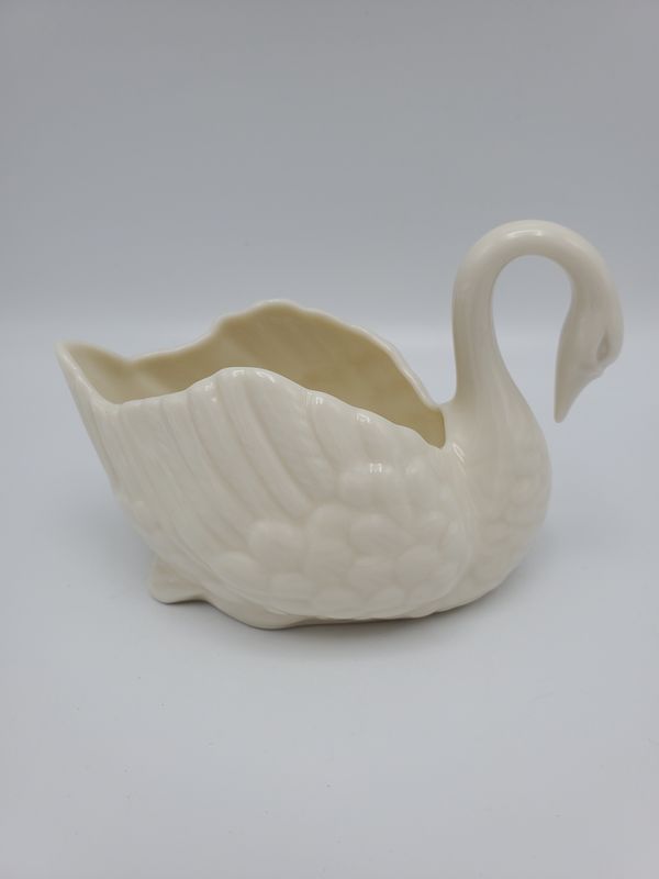 Lenox Swan Vintage White Trinket Dish