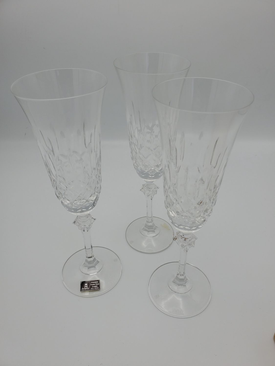 Spiegelau crystal glass champagne flute