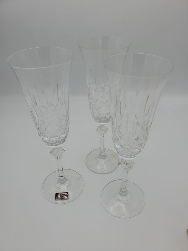 Spiegelau crystal glass champagne flute