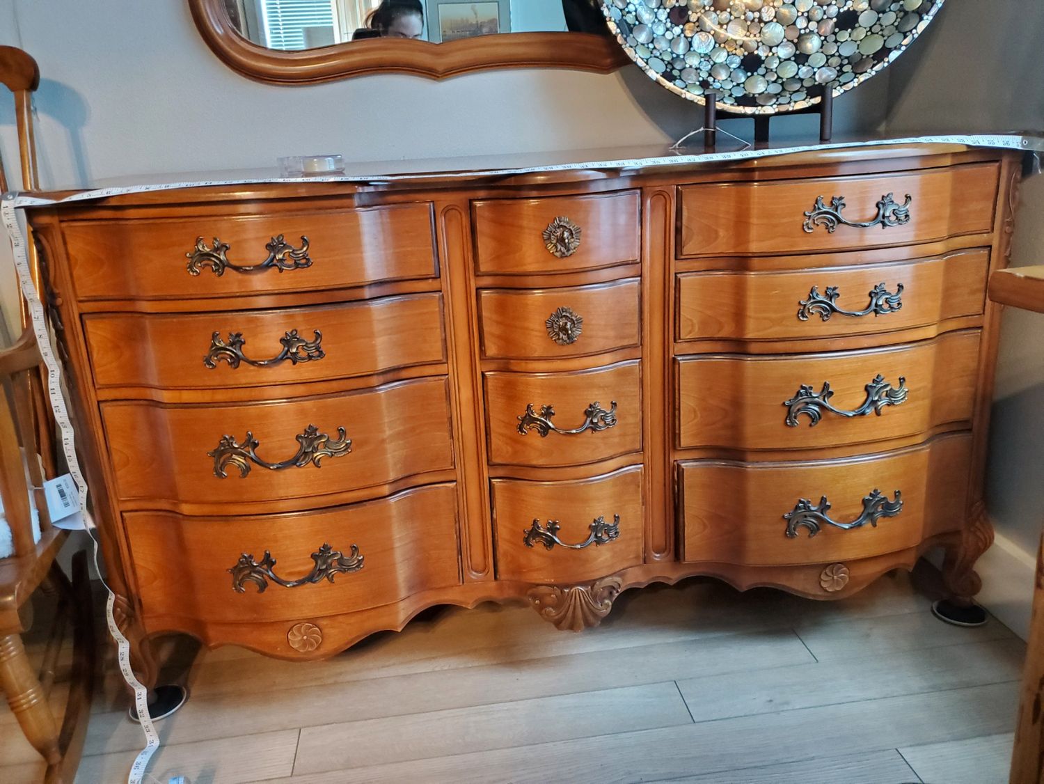 French Prov 12-Drwr Dresser