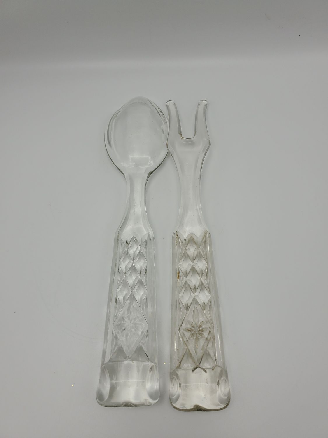 Salad glass serving set