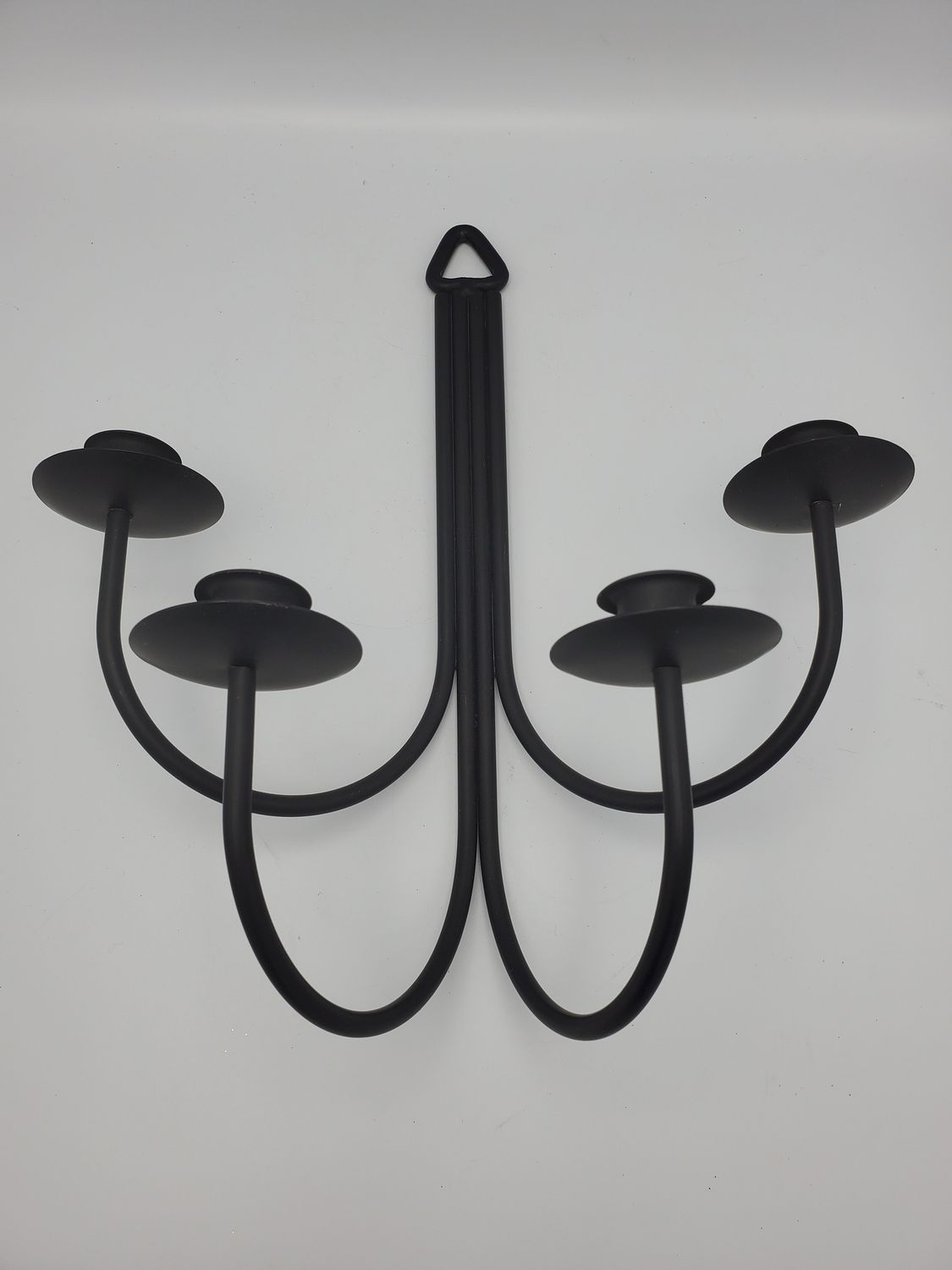 Iron 4 candle wall sconces