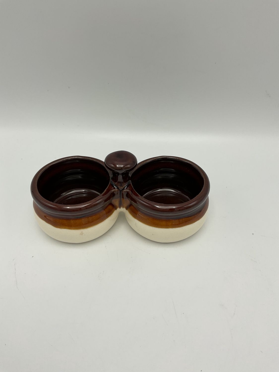 Double Condiment Serving Bowl