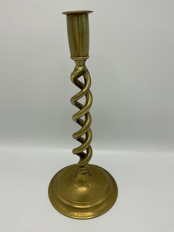 Barley Twist Vintage Candlestick Holder