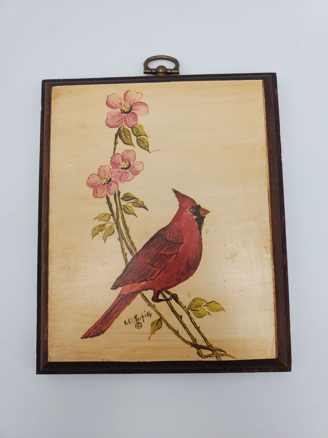 Cardinal painting by Pat Satterfield