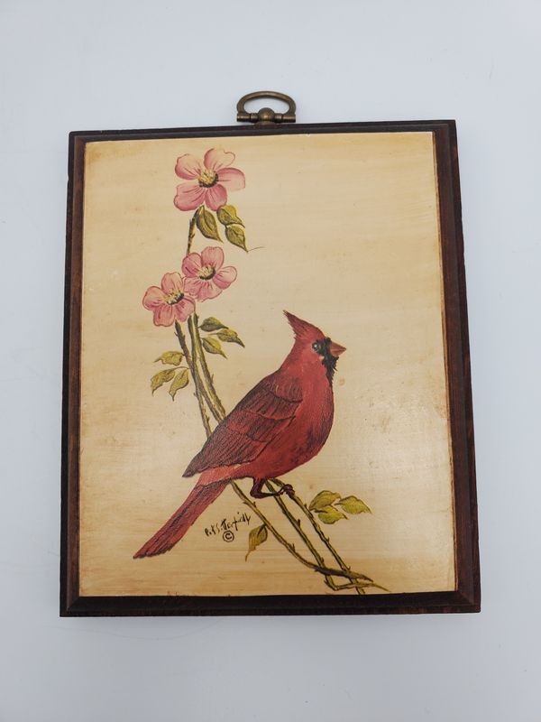 Cardinal painting by Pat Satterfield