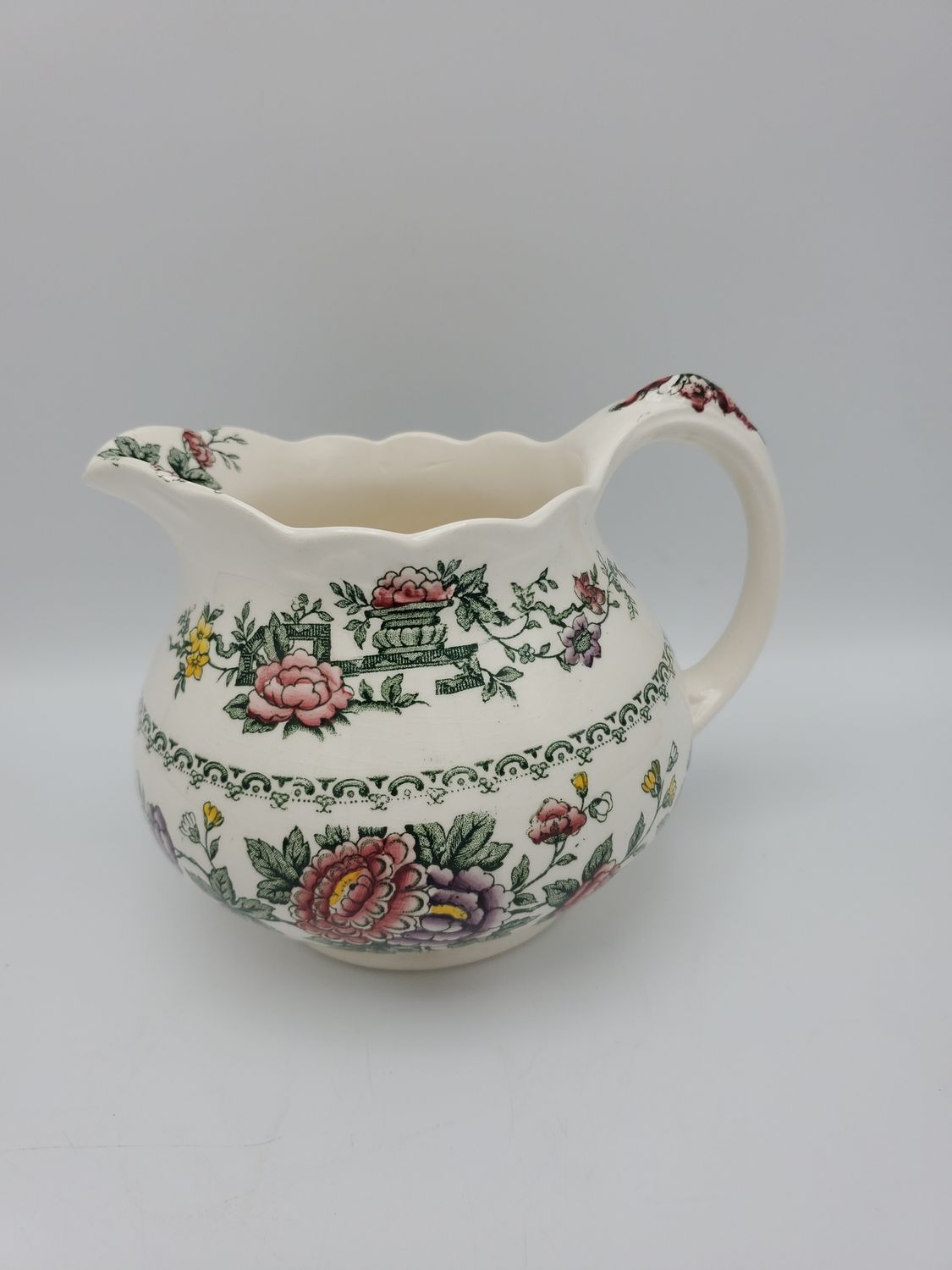Crown Ducal Chinese Garden pitcher