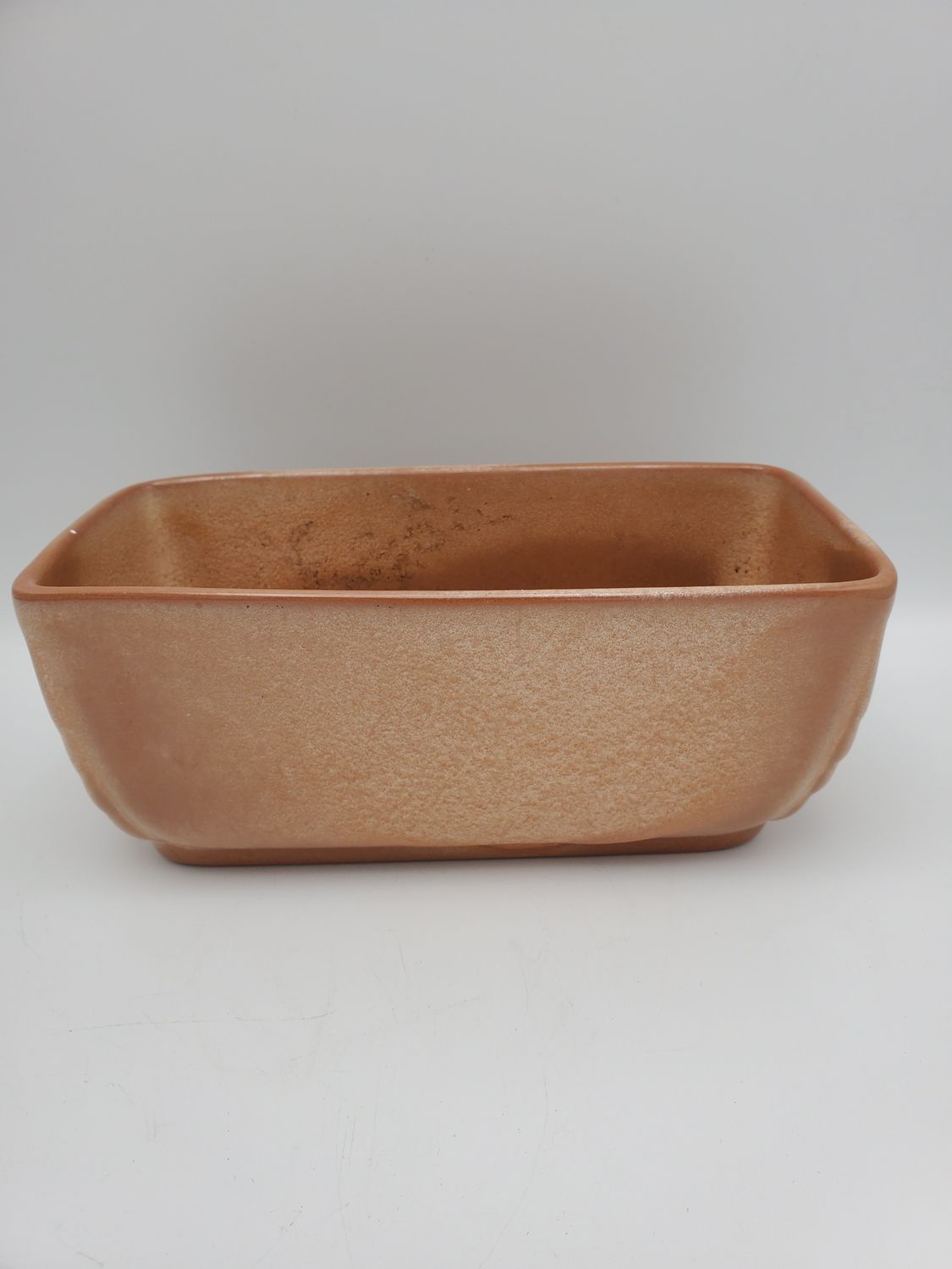 Tan rectangular planter