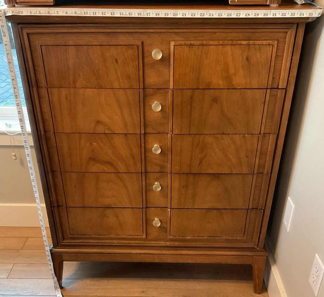 Dixie dresser vintage 5 drawer