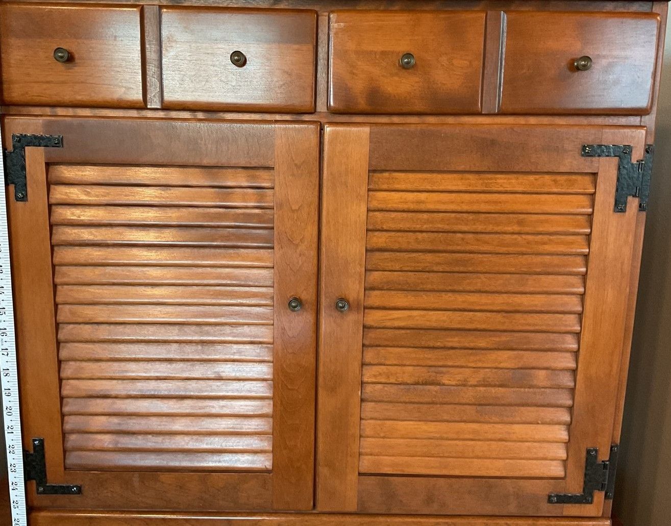 Ethan Allen heirloom nutmeg cabinet