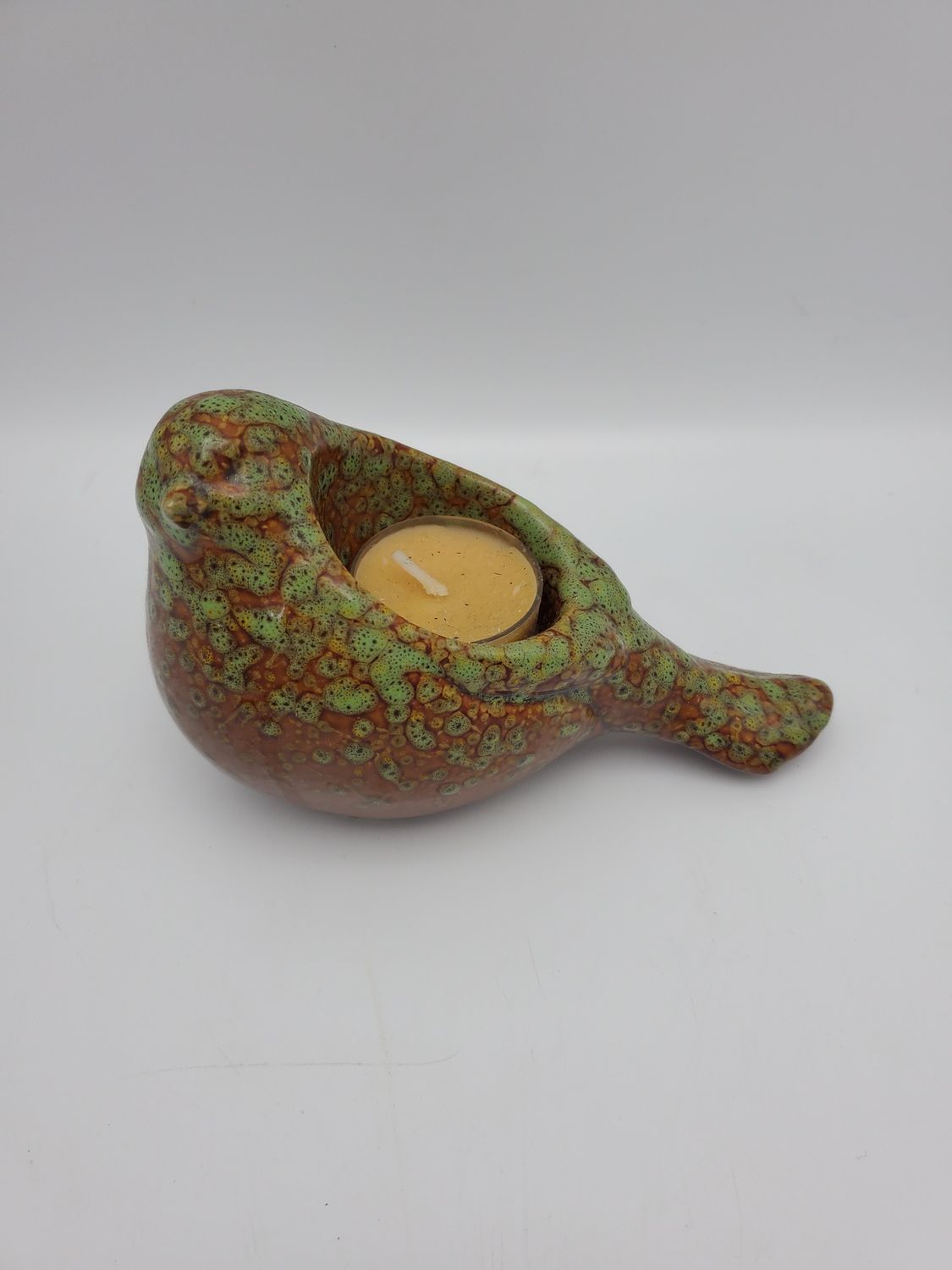 Allen + Roth Ceramic Bird Tealight Candle Holder