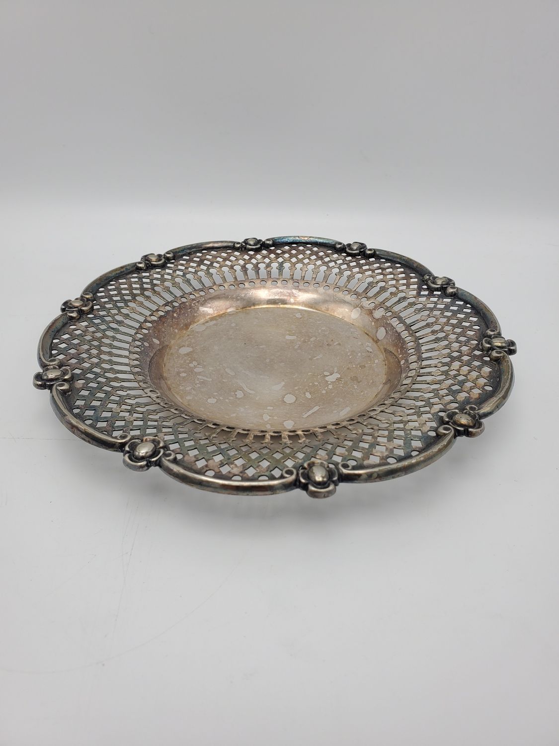 Silverplate Medallion Decor Plate