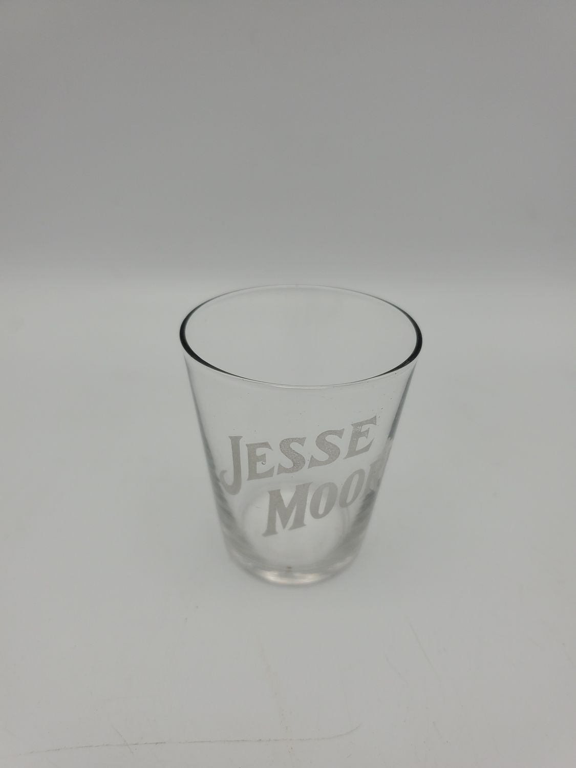 Jesse Moore shot glass