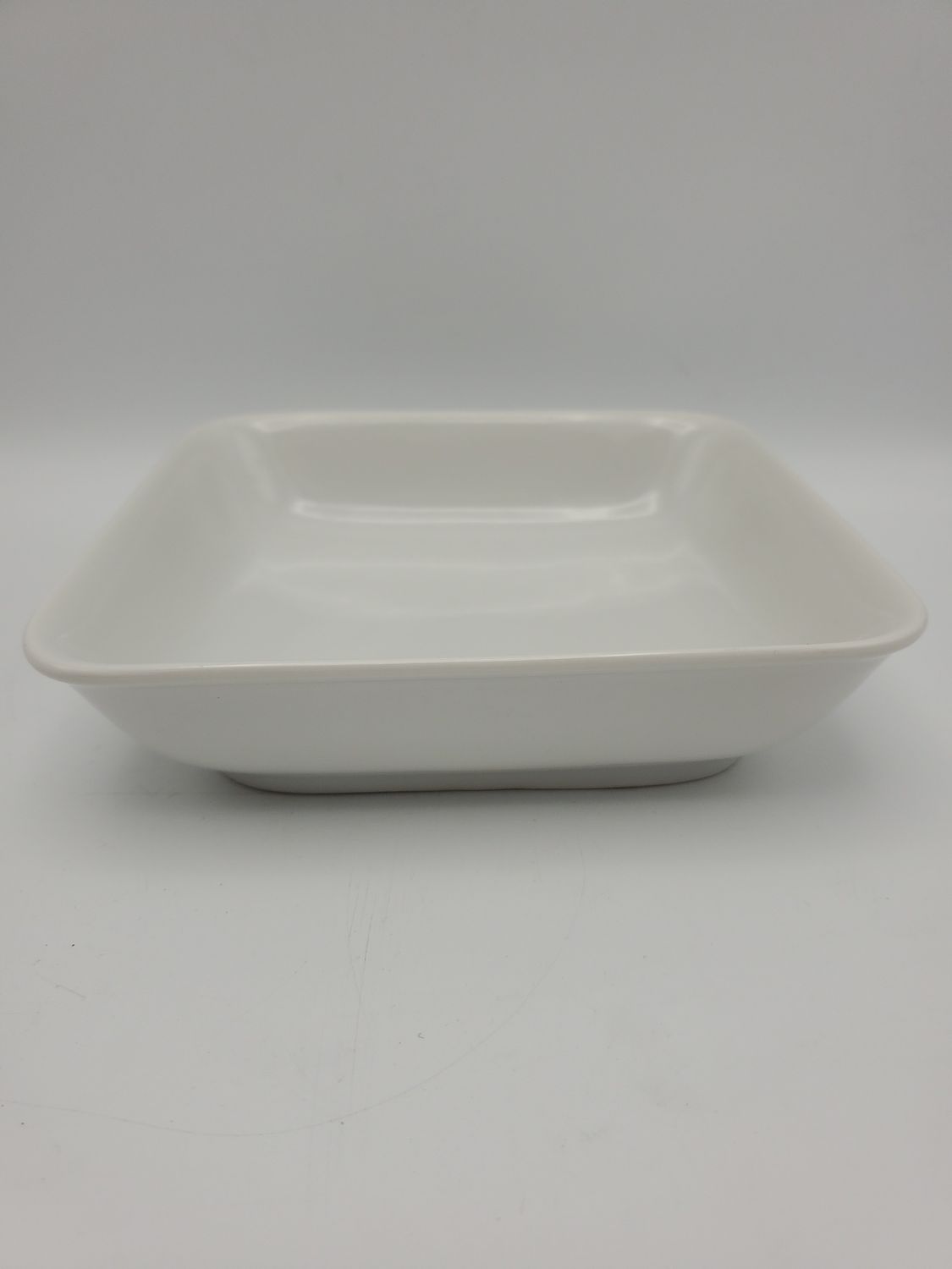 Vintage Arzberg White Porcelain Square Baking / Serving Dish 6"