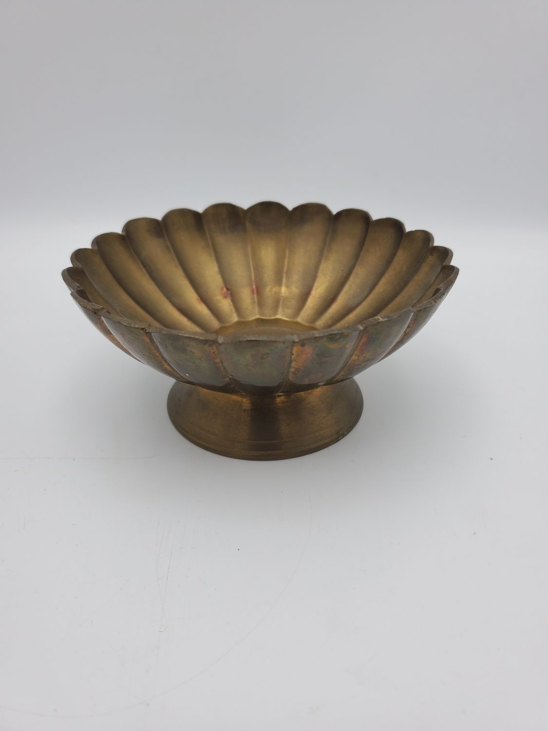Brass flower bowl