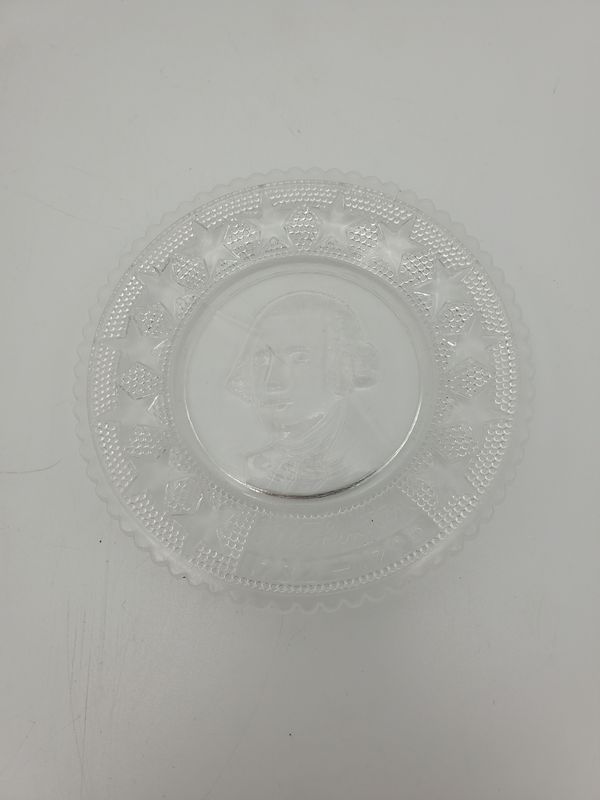 George Washington glass plate