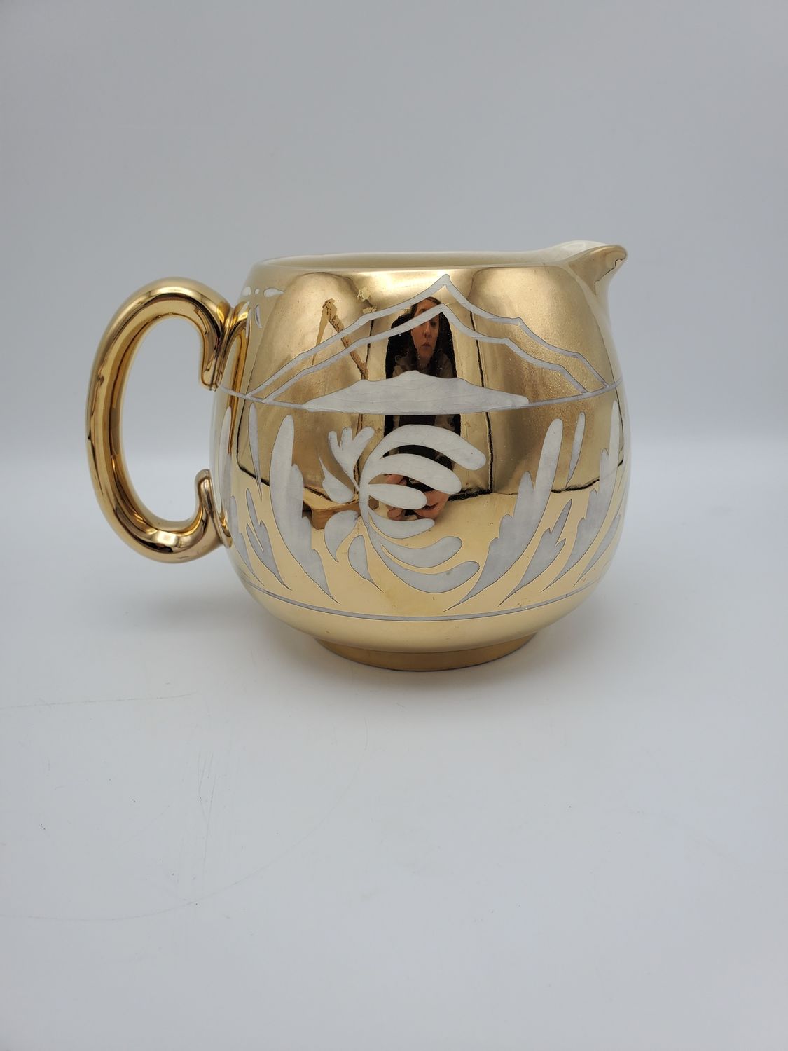 Gibsons Staffordshire Gold Lustre Creamer