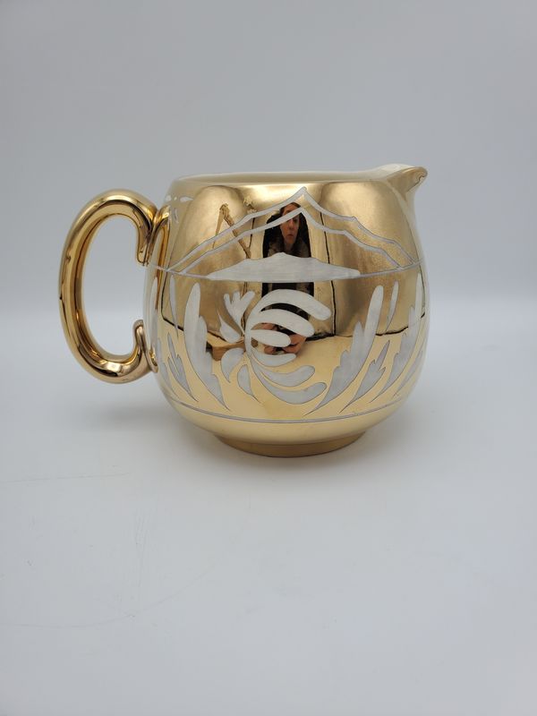 Gibsons Staffordshire Gold Lustre Creamer