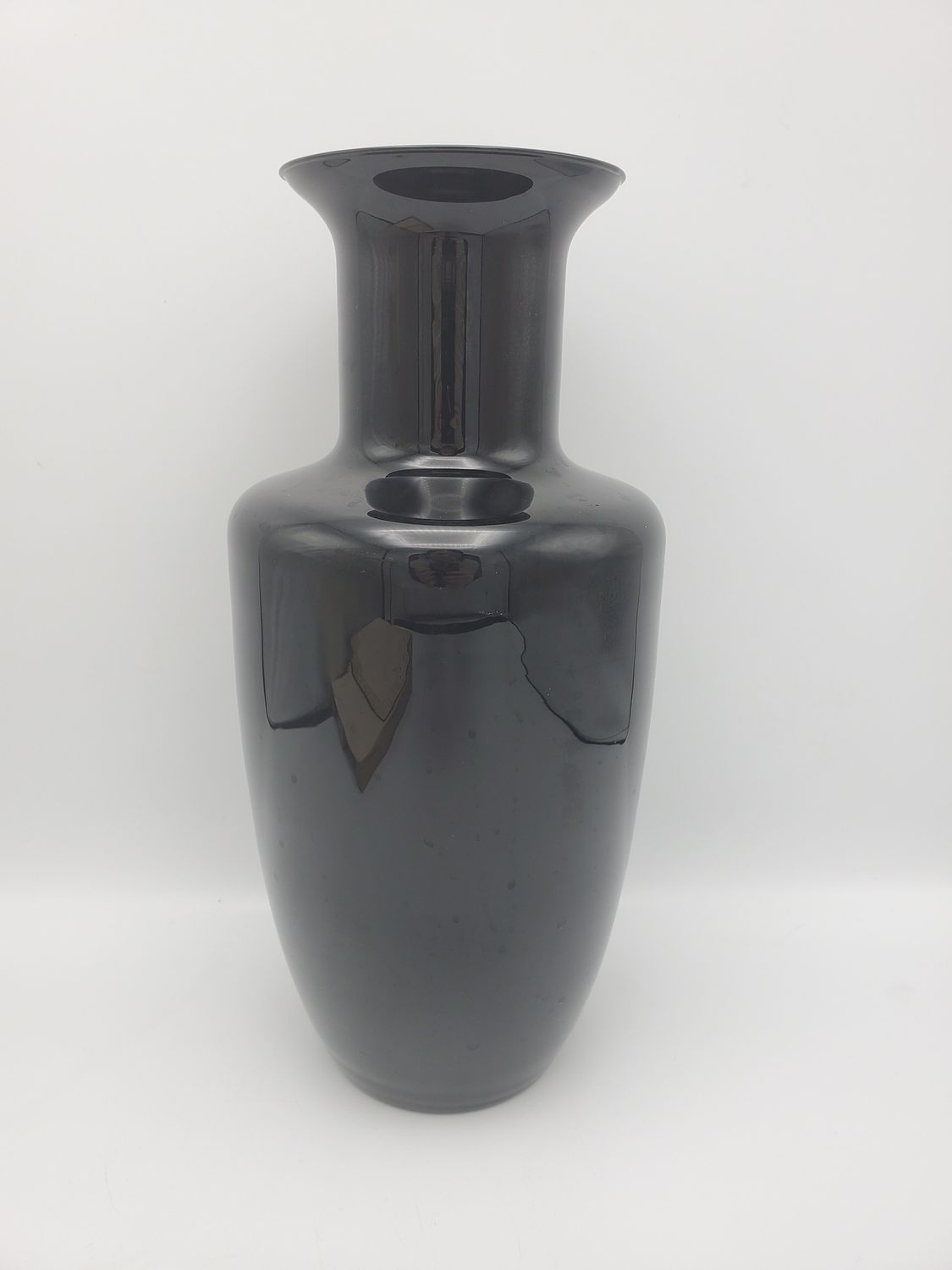 Vintage Handblown Art Amethyst Glass Vase