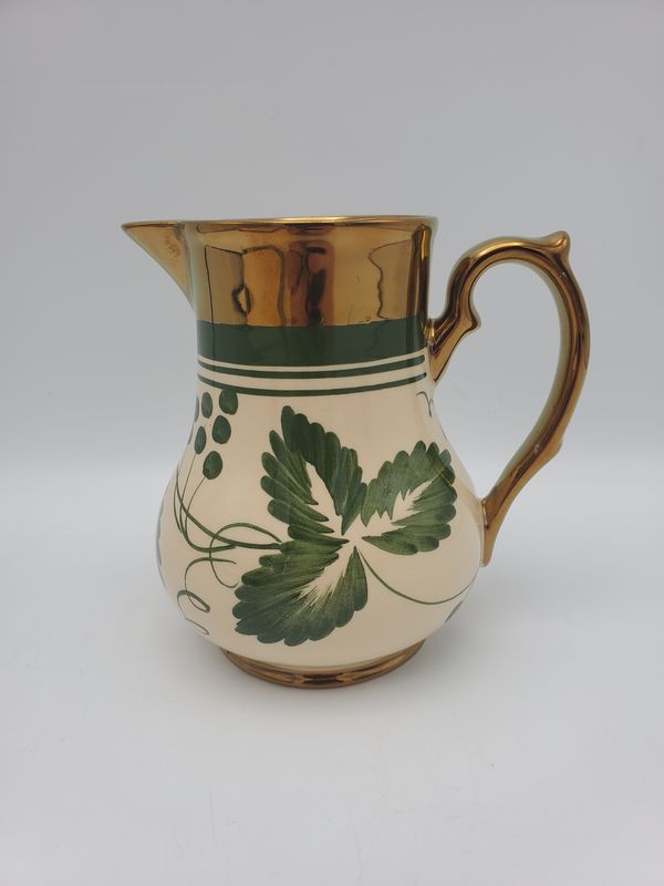 Harvestware vintage leaves lustre creamer